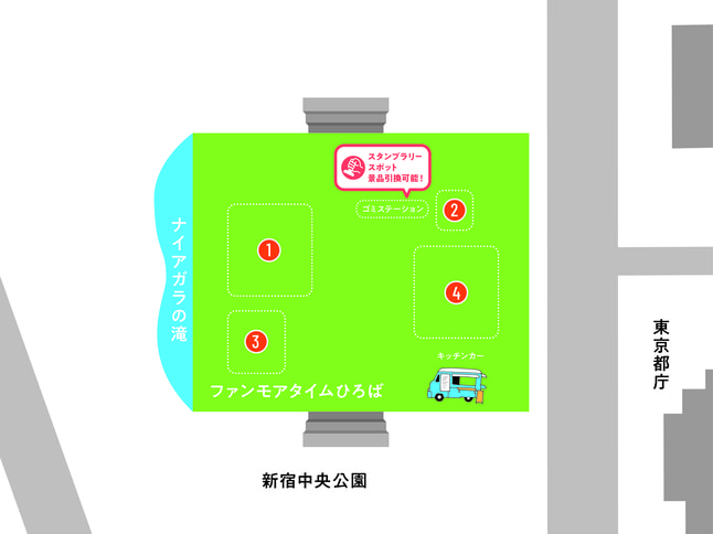 イメージ:新宿中央公園ファンモアタイムひろば